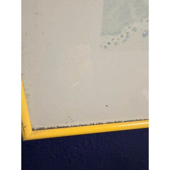 “Her Bath” • 1992 John Ramos printed from an original water color painting • 09/ - Picture 4 of 16